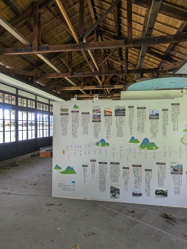 展示空間の様子（地震の被害により閉鎖中）。