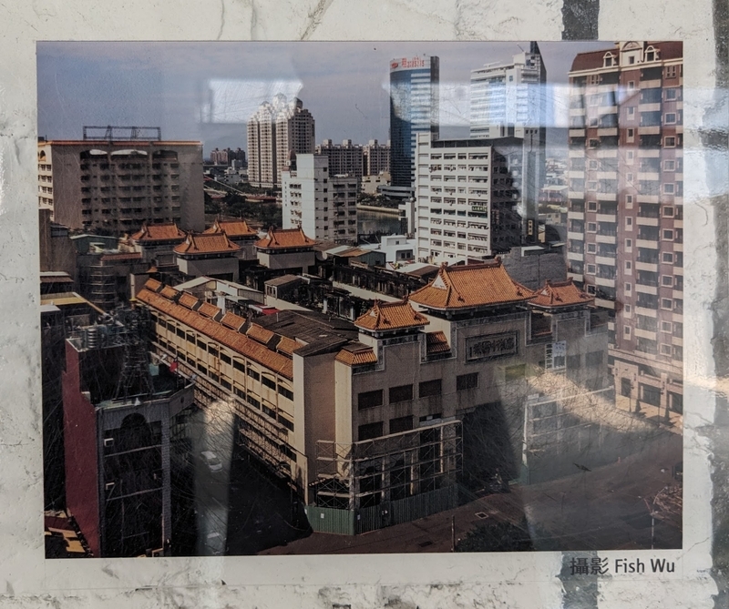展示によると、もともとの建物は市場として利用されていたことが分かる。