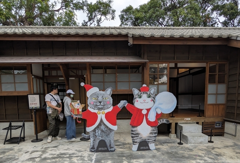 台湾キャラクター小猫巴克里 台湾のキャラクター小猫巴克里(バークリー猫)の展示。