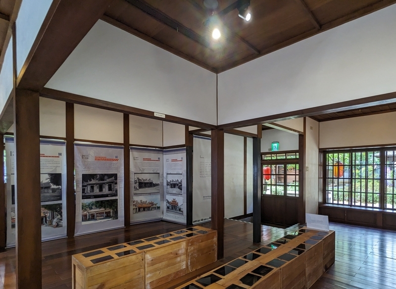 当時の様子を伝える展示スペース。