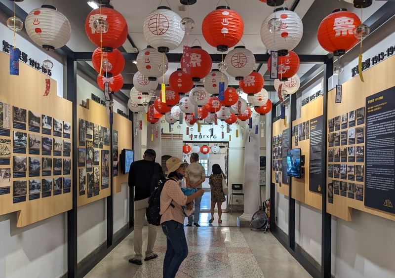 建物内の展示空間。