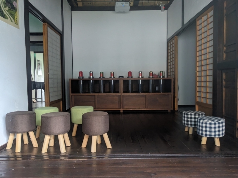 日式住宅の内部を活用した展示空間。台湾でのリノベーションにより文化展示施設として再生されている。
