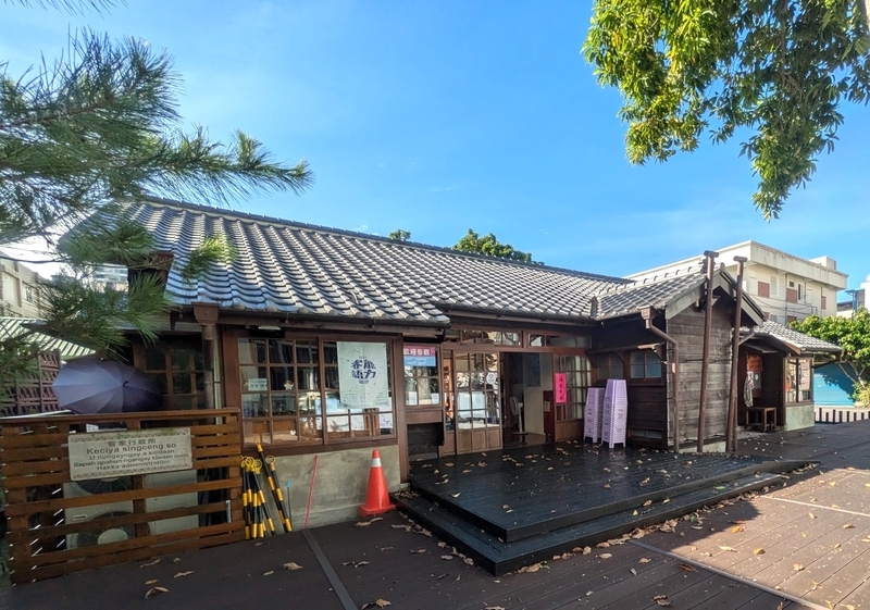 文化会館の裏側の様子。