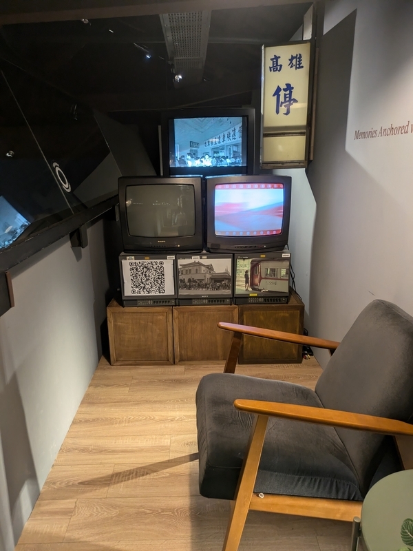 鉄道施設展示 台湾鉄道館内で展示されている鉄道施設模型。