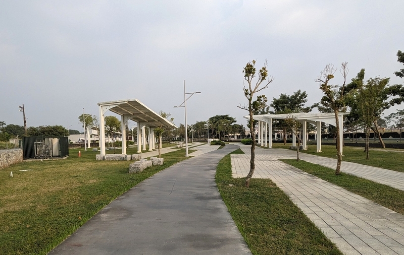休憩スペース 園内に設けられた休憩スペースの様子。