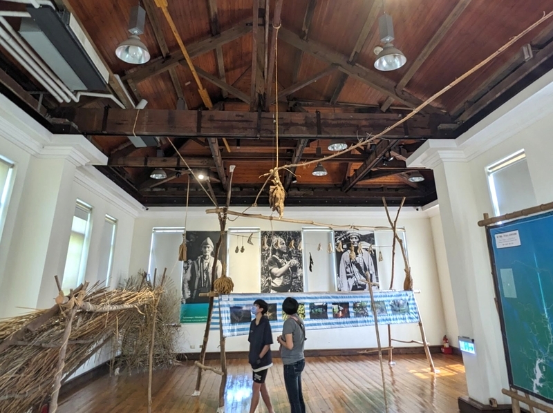 紅楼 展示風景 「紅楼」で行われている展示の様子。