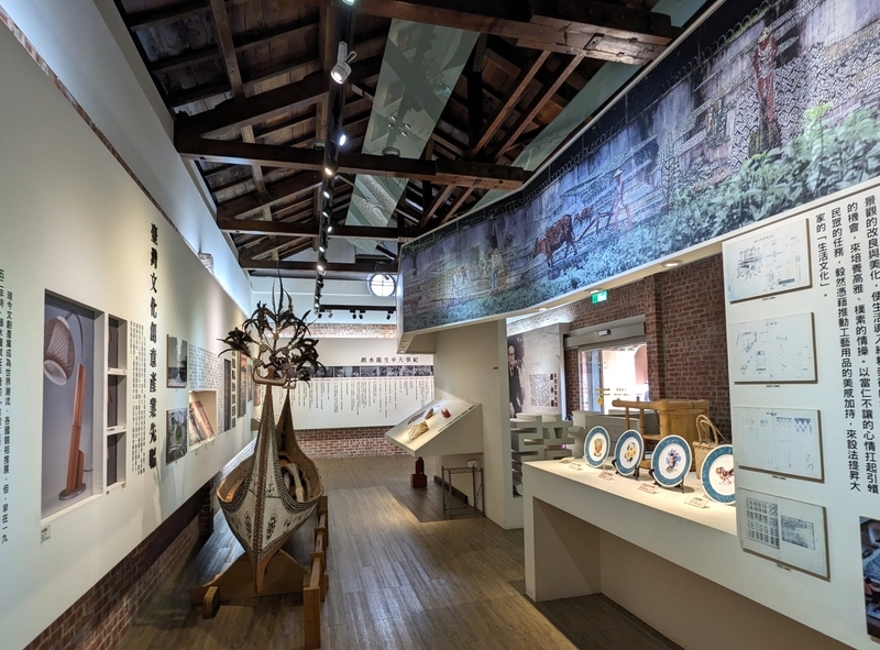 顔水龍作品展示 顔水龍による作品の展示風景。