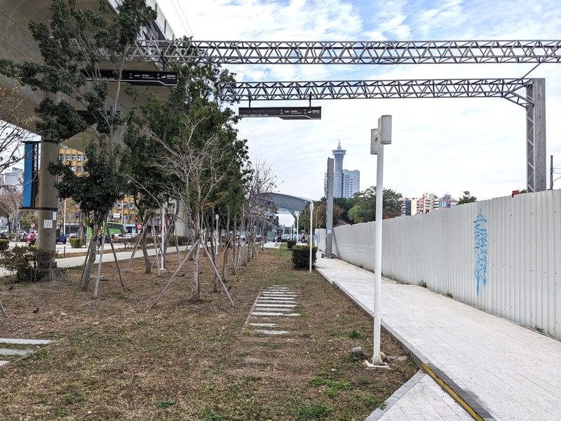 保存されている鉄道の遺構。