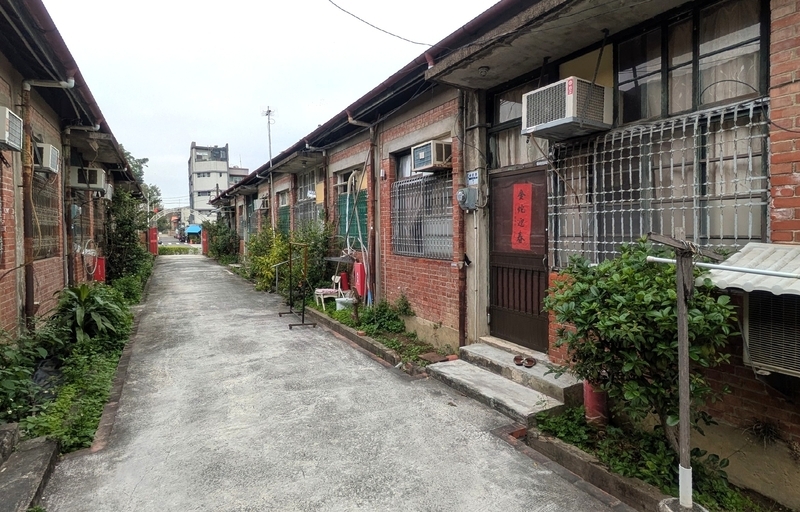 嘉義第二司法新村の街並み 嘉義第二司法新村に残る街並みの様子。