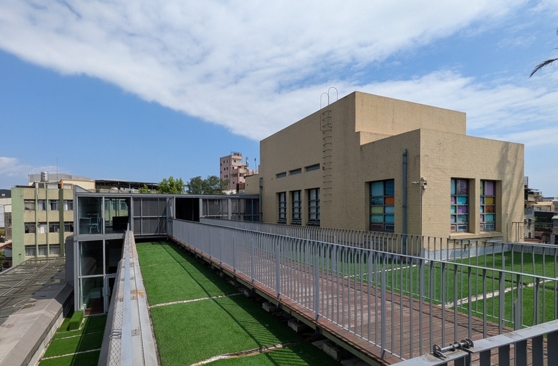 屋上活用 建物の屋上部分の活用の様子。