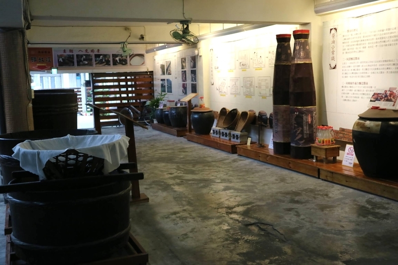 醤油展示 醤油づくりに関する展示内容