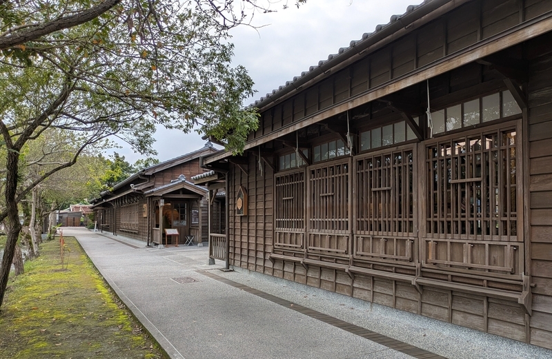 職員宿舎の街並み 羅東林業文化園区 貯木池沿いの職員宿舎群