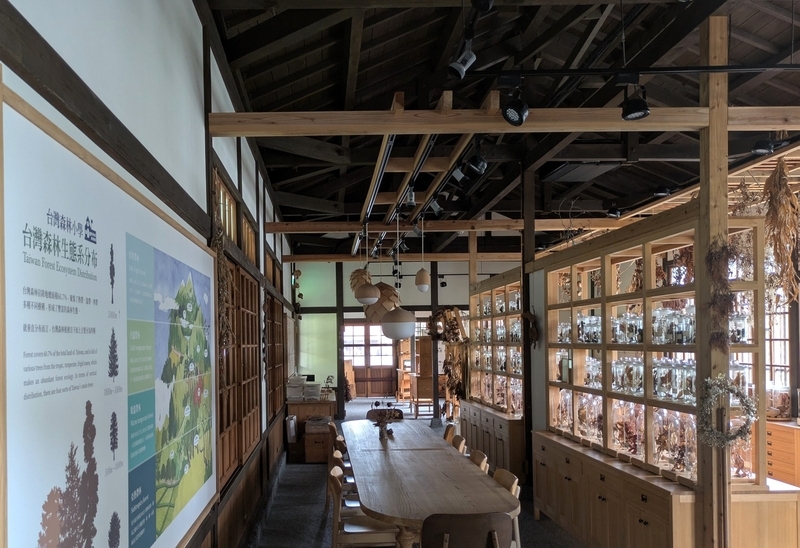 植生展示の部屋 羅東林業文化園区 植生に関する室内展示