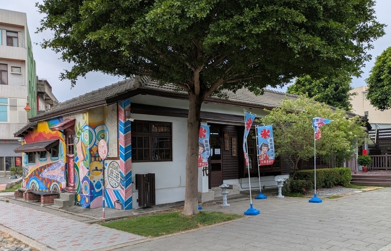 入口建物のエントランス側外観 桂花巷藝術村の入口にある建物のエントランス側の外観を撮影した写真。