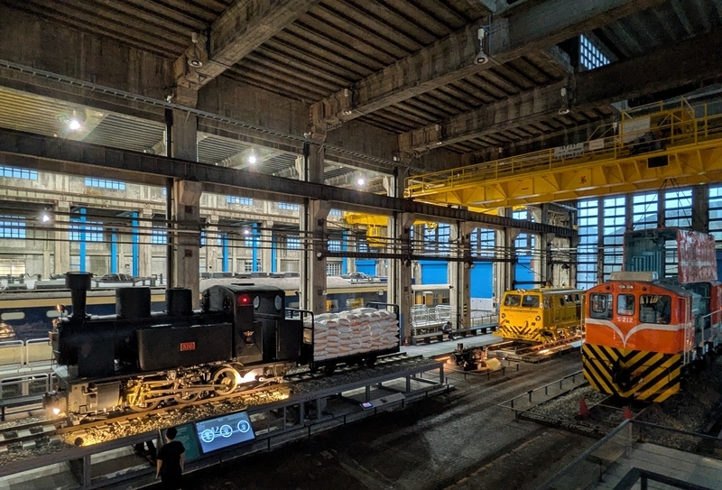 車両展示 ディーゼル工場で展示されている鉄道車両