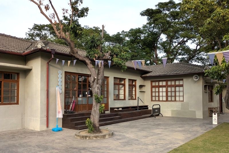 文化創意グッズを扱うショップ「眷村共生基地」の外観。
