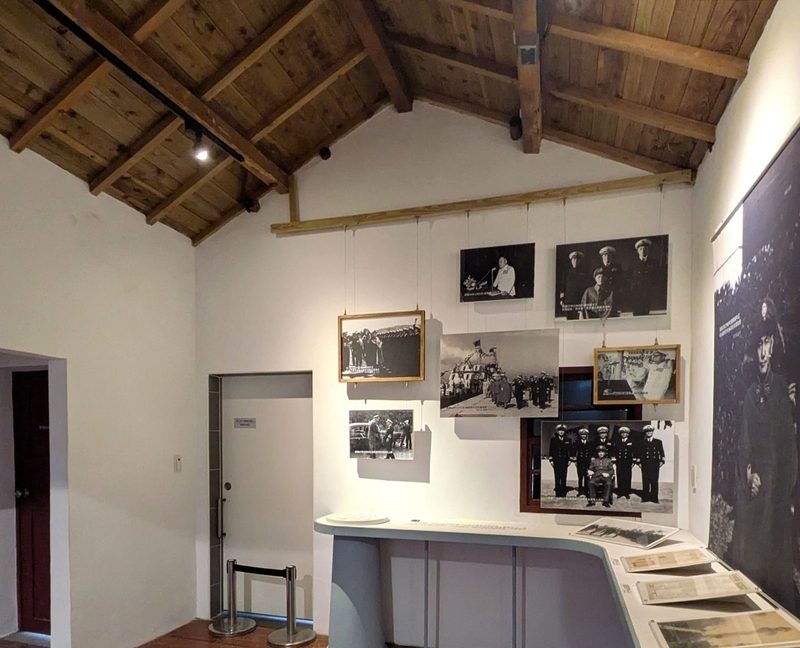 眷村時代館内にある軍人たちを紹介する展示コーナー。