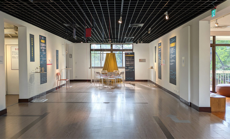洋館2階 展示 洋館2階に設けられた展示空間。