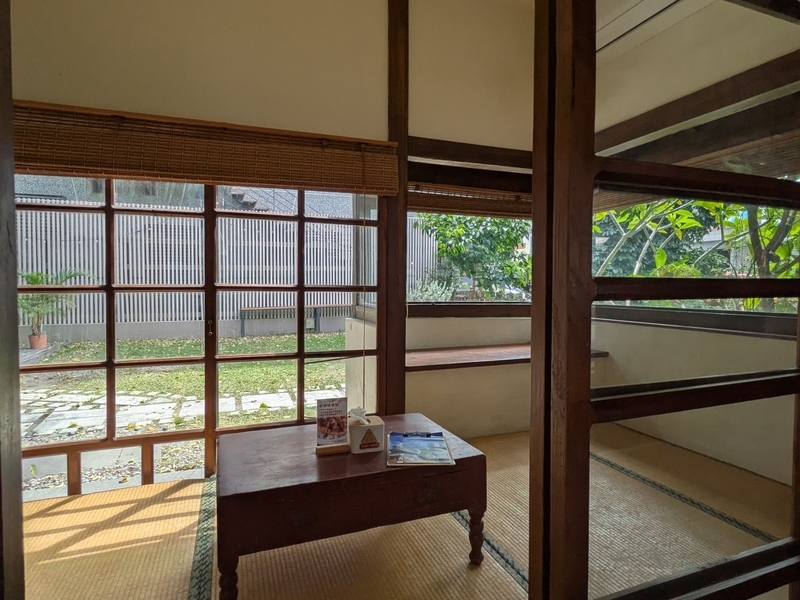 和室席 畳敷きの和室の客席。