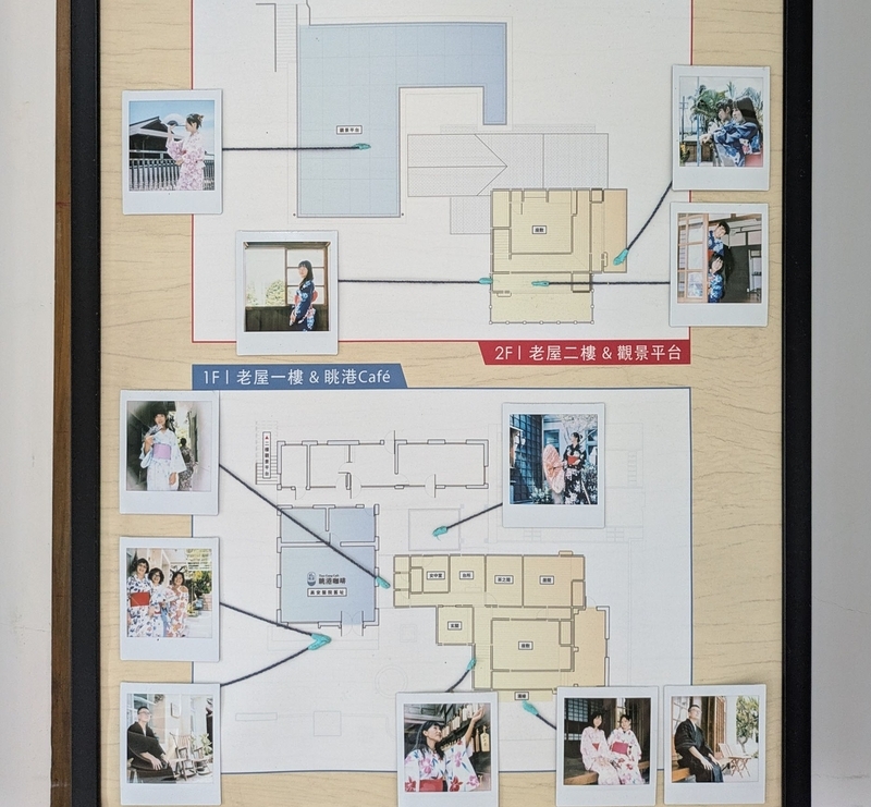 平面ガイド 2つの建物の配置が分かる平面ガイド。