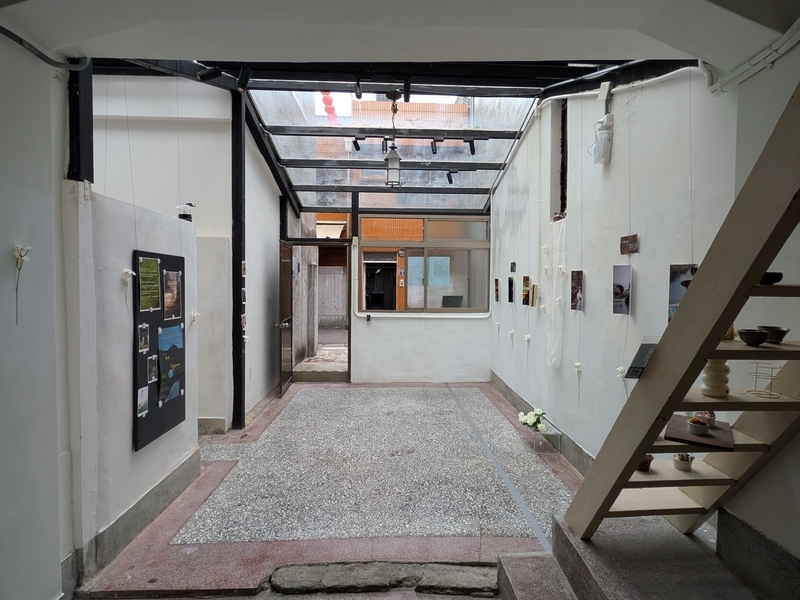 防洪楼の展示 防洪楼の内部空間を利用して設けられた展示。