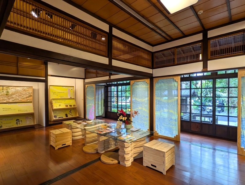 建物内部に設けられた展示空間の全体。