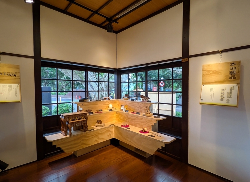 館内に設けられたさまざまな展示。