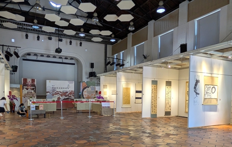 建物内部に設けられた展示空間の様子。